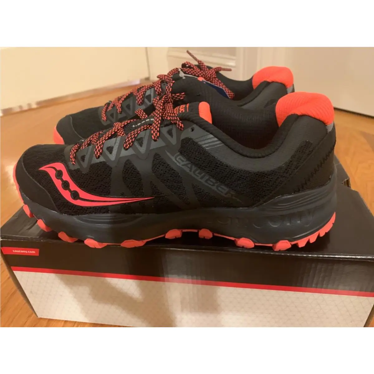 Saucony shoes - Black/Coral 0