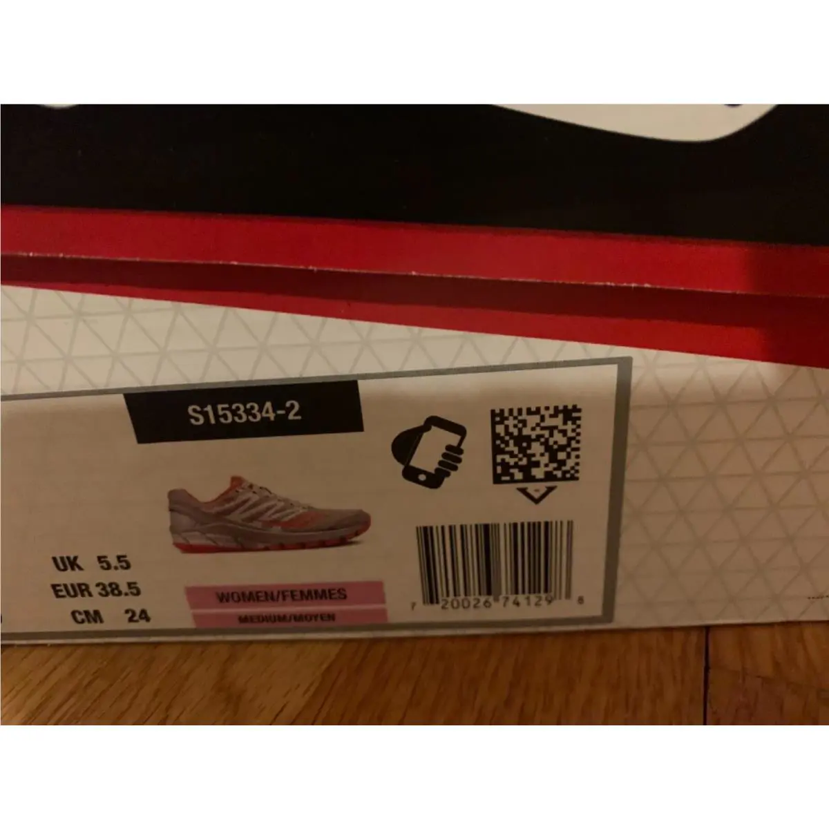 Saucony shoes - Grey/coral 5