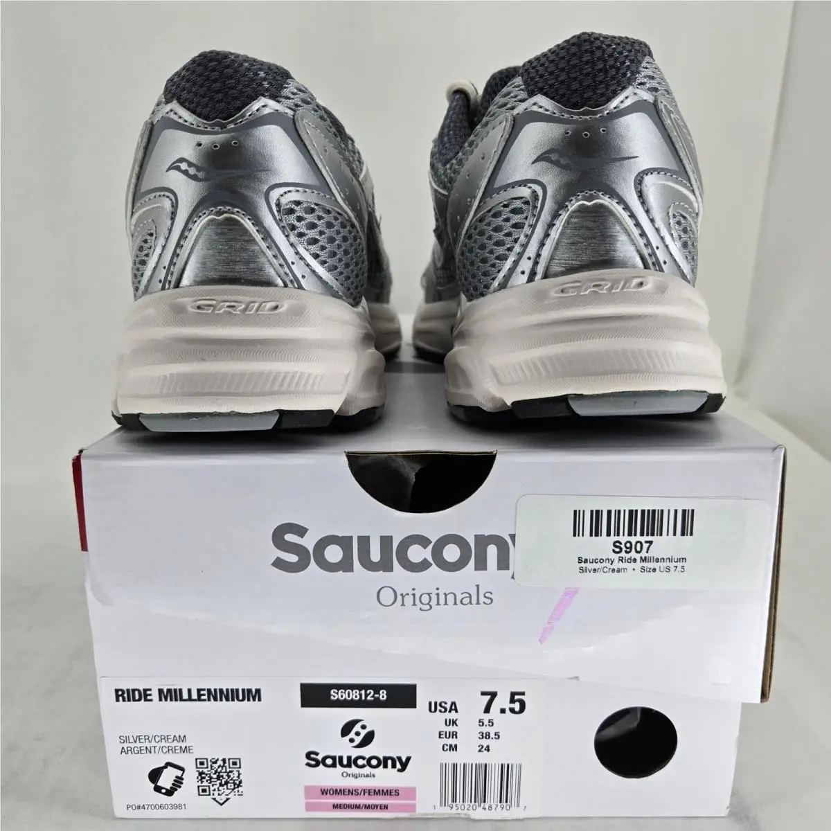 Saucony shoes - Saucony Ride Millennium - Ride Millennium - S60812-8 - Silver 3