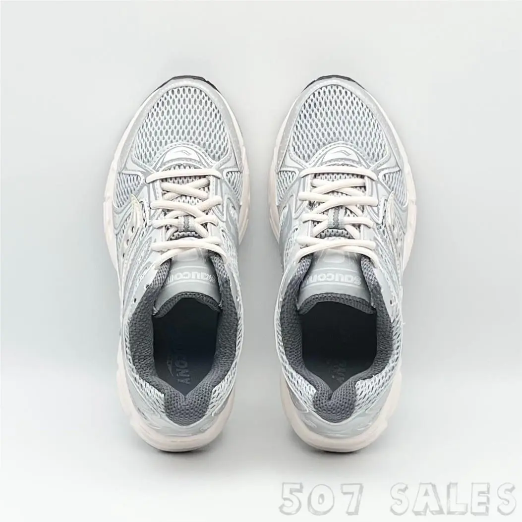 Saucony shoes - Saucony Grid Ride Millennium - Grid Ride Millennium - S60812-8 - Silver (UPC: 195020487891) 5