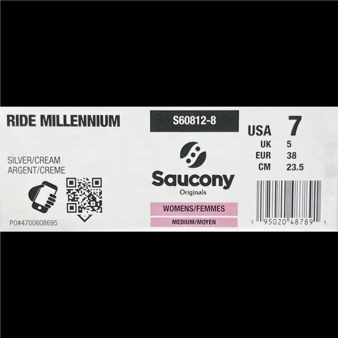 Saucony shoes - Saucony Grid Ride Millennium - Grid Ride Millennium - S60812-8 - Silver (UPC: 195020487891) 8
