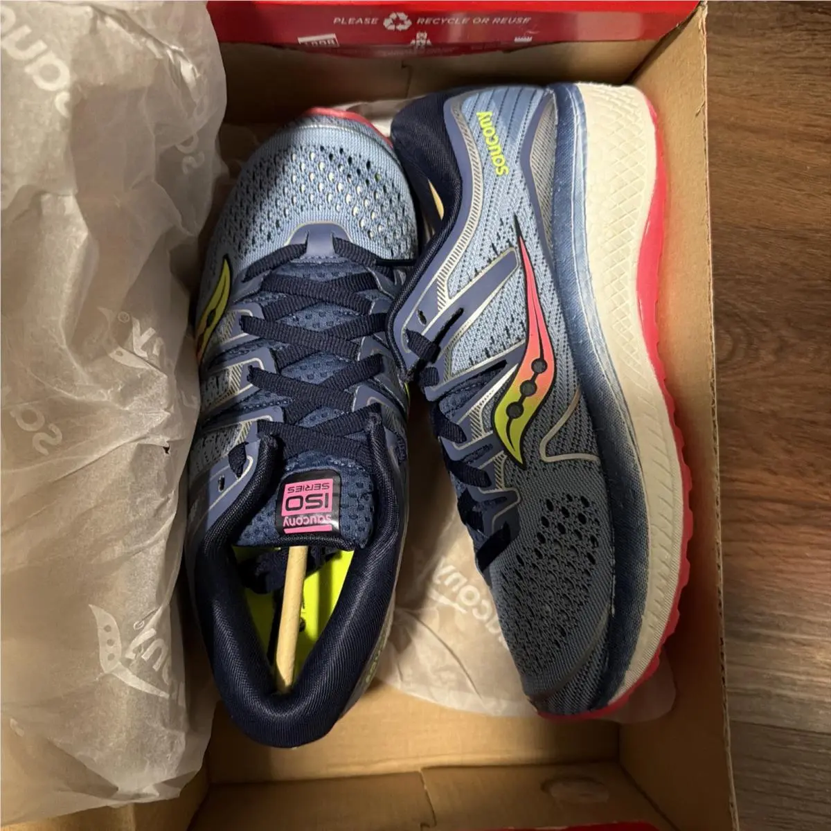Saucony shoes - Saucony Triumph ISO 5 - Triumph ISO - S10462-1 - Blue 2