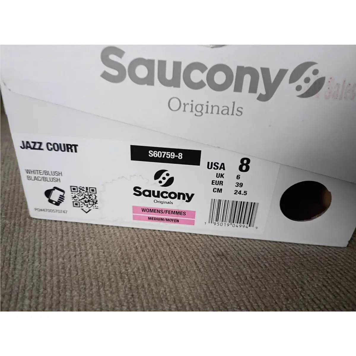 Saucony shoes - Saucony Jazz Court PU - Jazz Court - White Cream 4