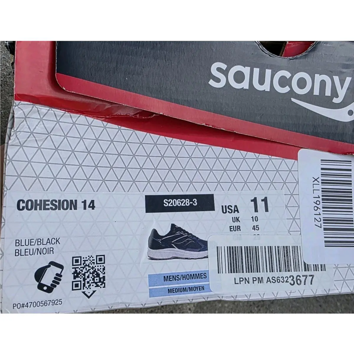Saucony shoes - Saucony Cohesion 14 - Cohesion - S20628-3 - Blue 8