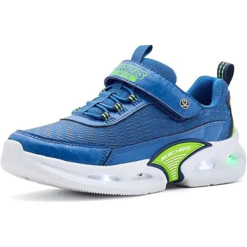 Skechers Boys Kinetic-lights Sneakers - Light Up Athletic Shoes - BBLM