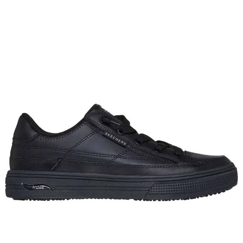 Skechers Work Women`s Arch Fit Arcade Soft Toe Slip Resistant Work Shoe Black - BLACK