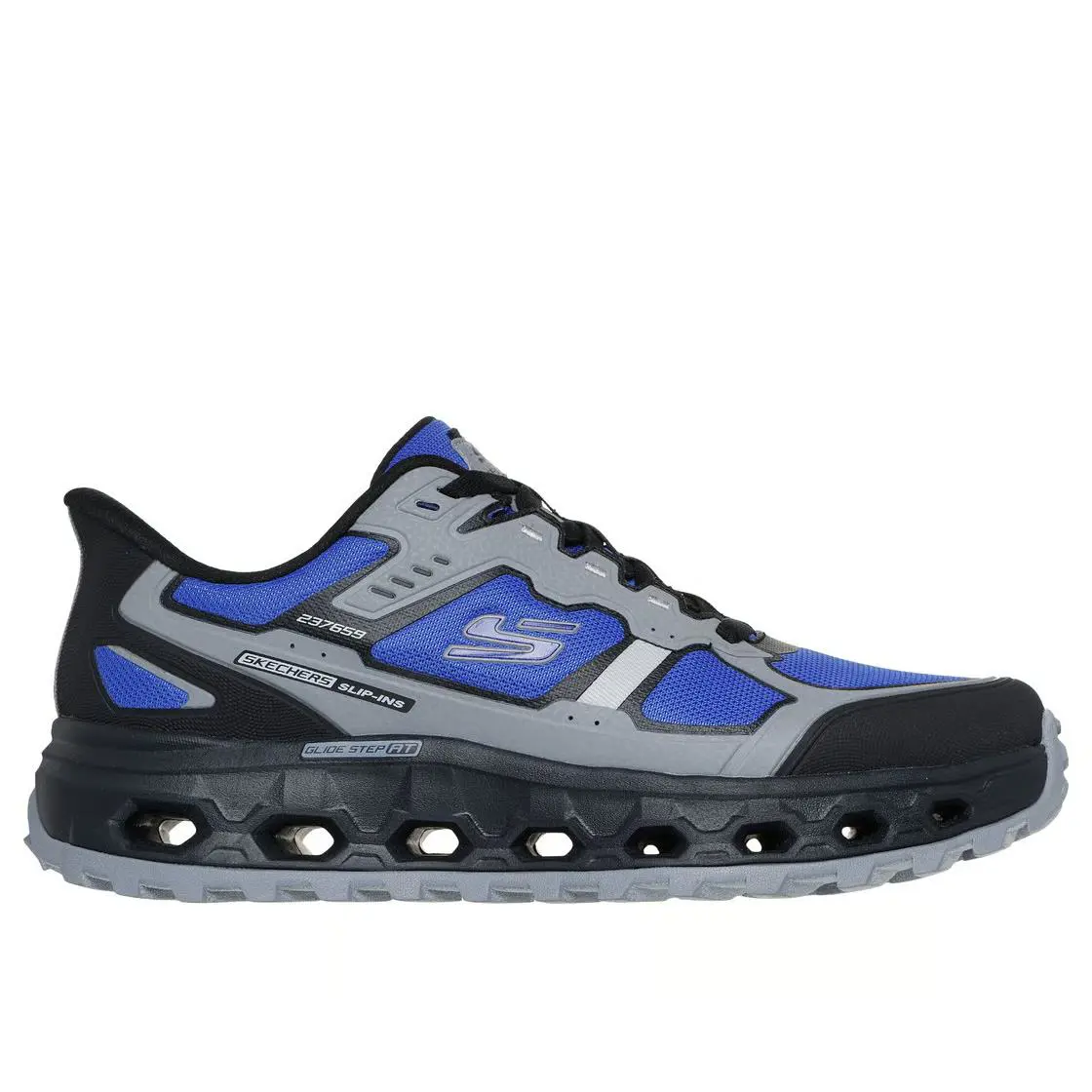 Skechers Shoes Men`s Slip Ins Glide Step Sport Comfort Memory Foam Casual 237659 - BLUE /GRAY