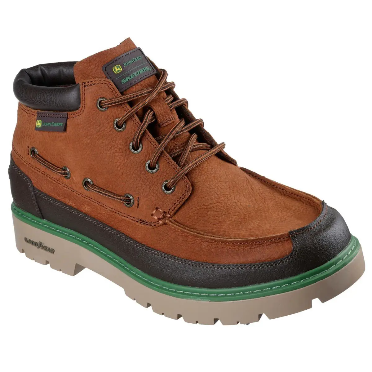 Men`s Skechers x John Deere Relaxed Fit Caldwell Cutler Work Boot 256082 /rust - Rust