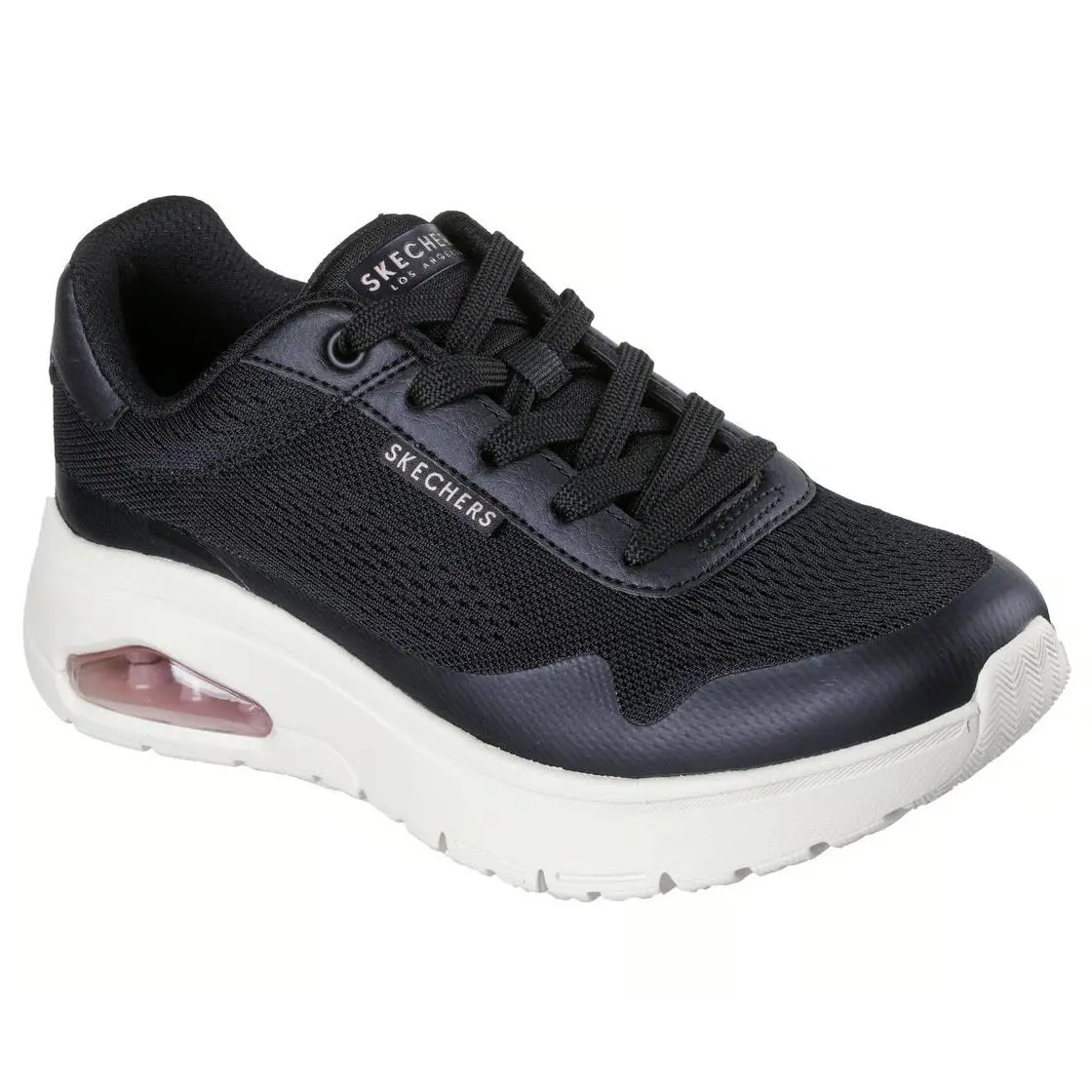 Skechers shoes - UNO Flex - Spring On Air - 177794 BLK - Black/White 1