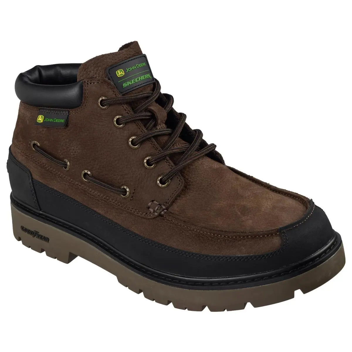 Men`s Skechers x John Deere RF Caldwell Cutler Work Boot 256089 /choc Chocolate - Chocolate