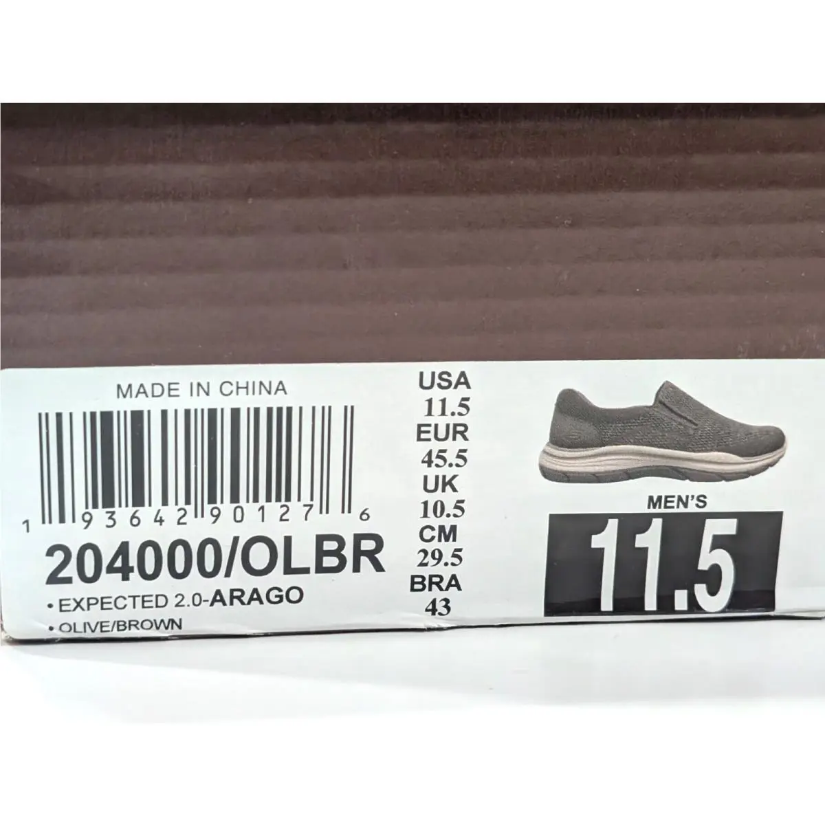 Skechers shoes - Skechers Relaxed Fit Expected 2.0 Arago - 204000 204000/OLBR - Olive/Brown 9