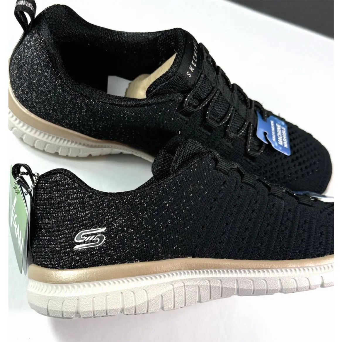 Skechers shoes - Slip Ins - Slip Ins - Lucent - Black-Rose Gold 5