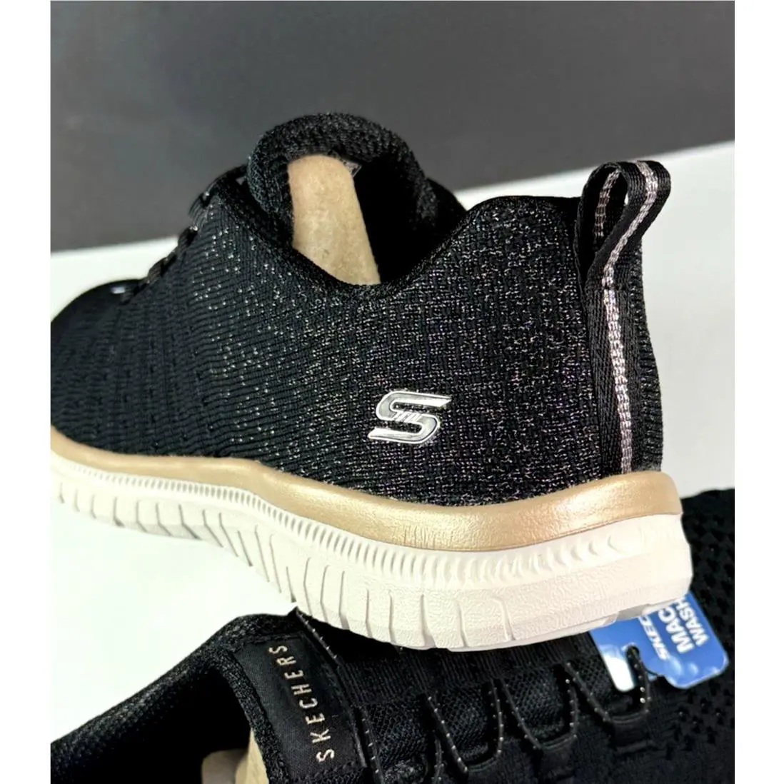 Skechers shoes - Slip Ins - Slip Ins - Lucent - Black-Rose Gold 6