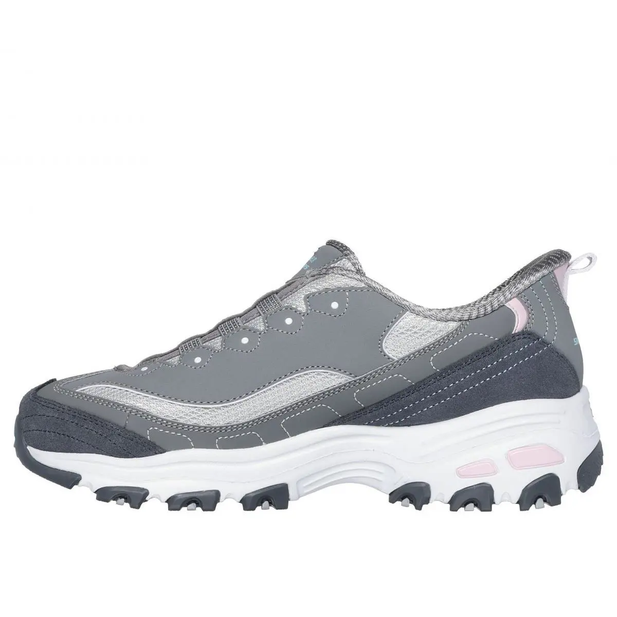 Skechers shoes - GREY/LIGHT PINK 3
