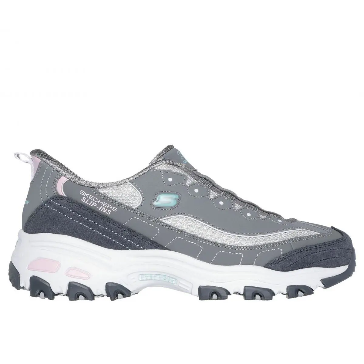 Skechers shoes - GREY/LIGHT PINK 4