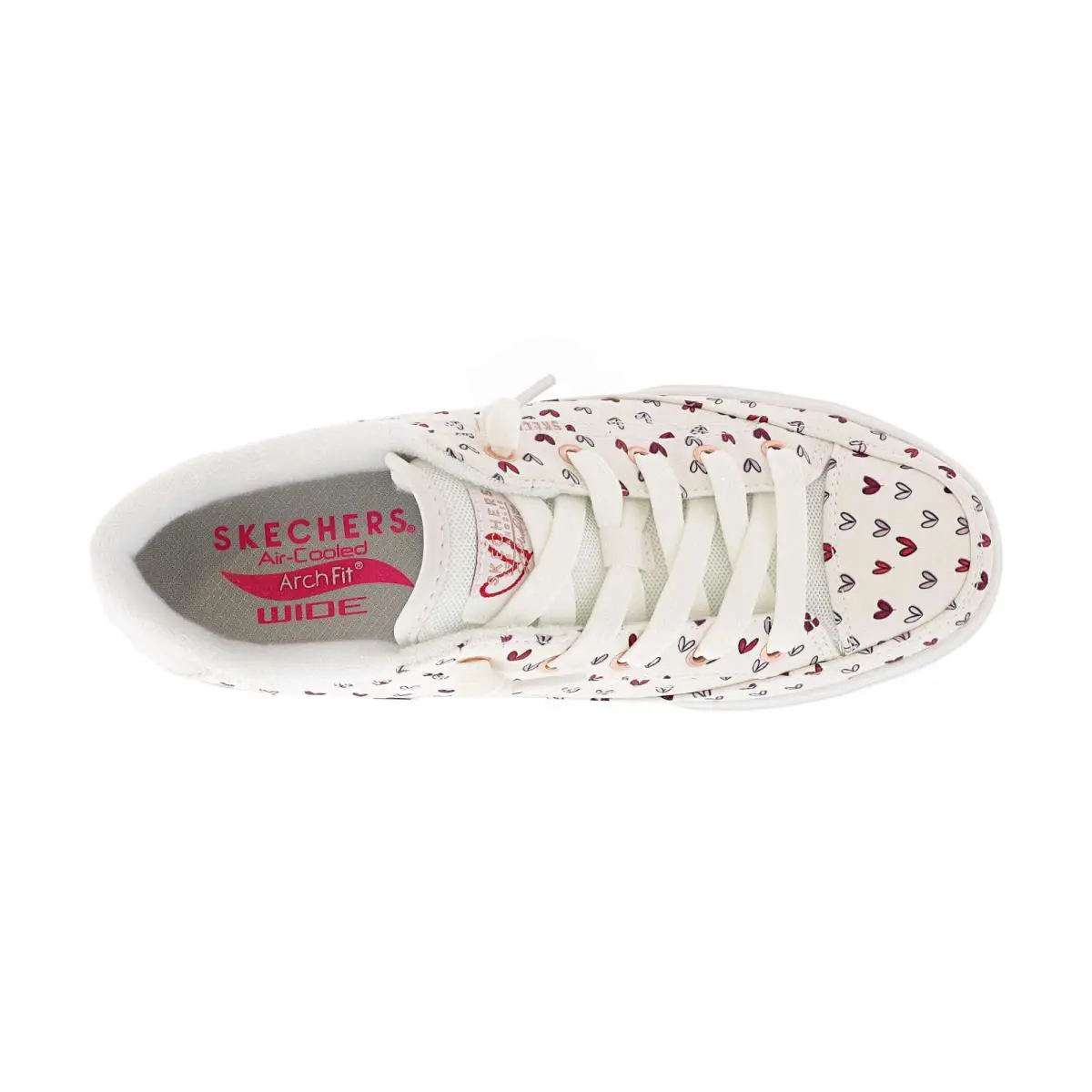 Skechers shoes - Arch Fit Arcade - Love On Top - WHITE / RED 4