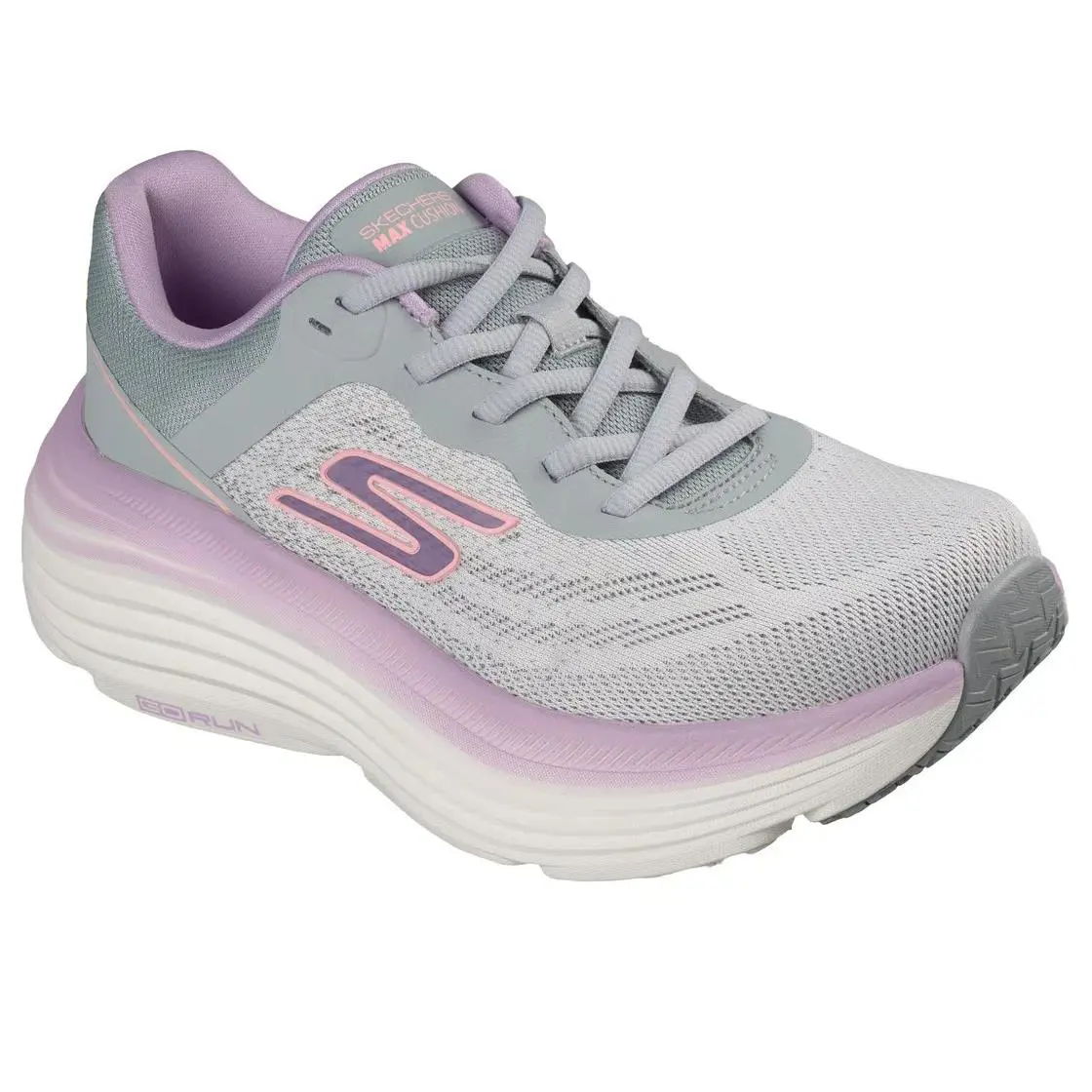 Skechers Shoes Women Gray Max Cushioning Run Endeavour Soft Comfort Sport 129485