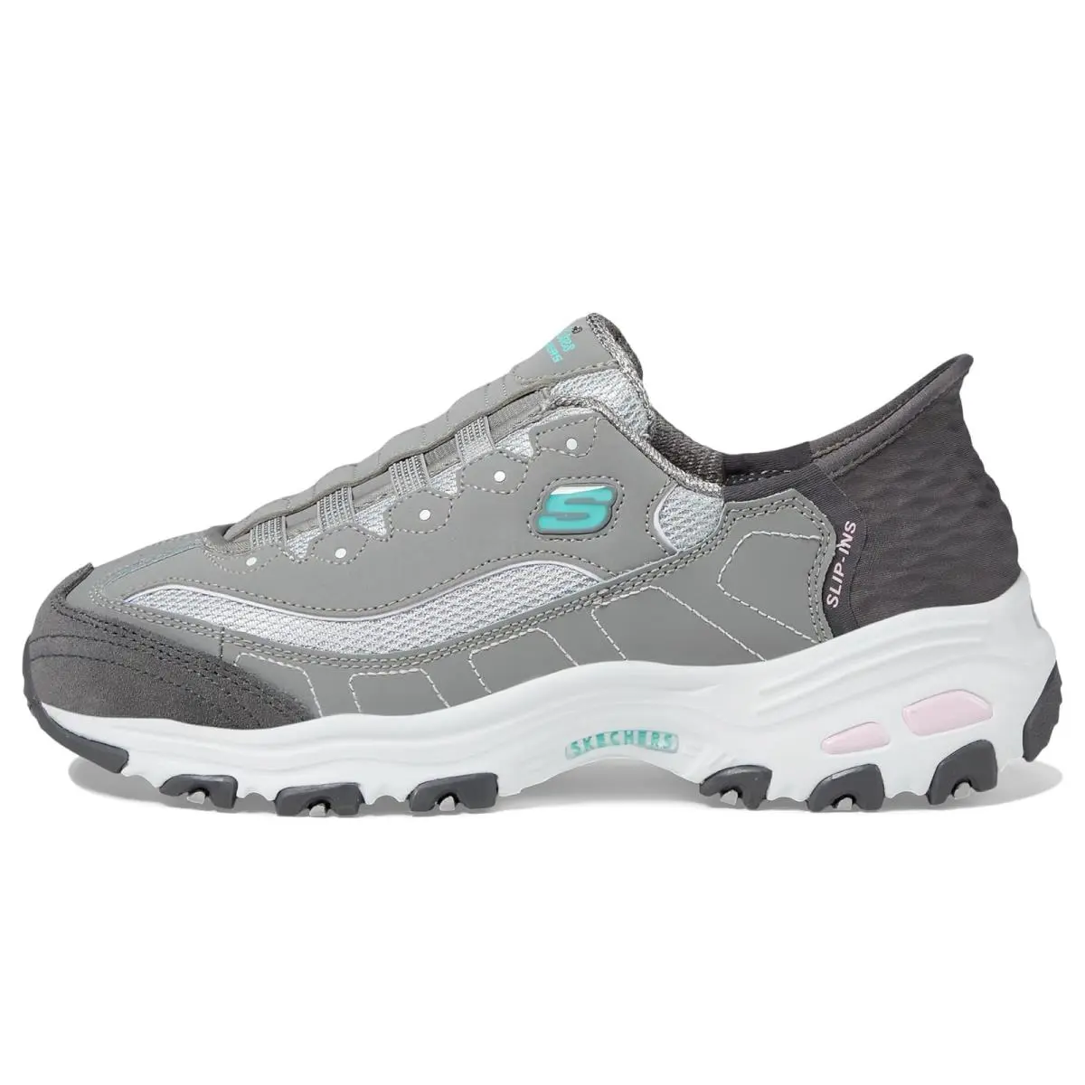 Skechers shoes - Grey Light Pink 2