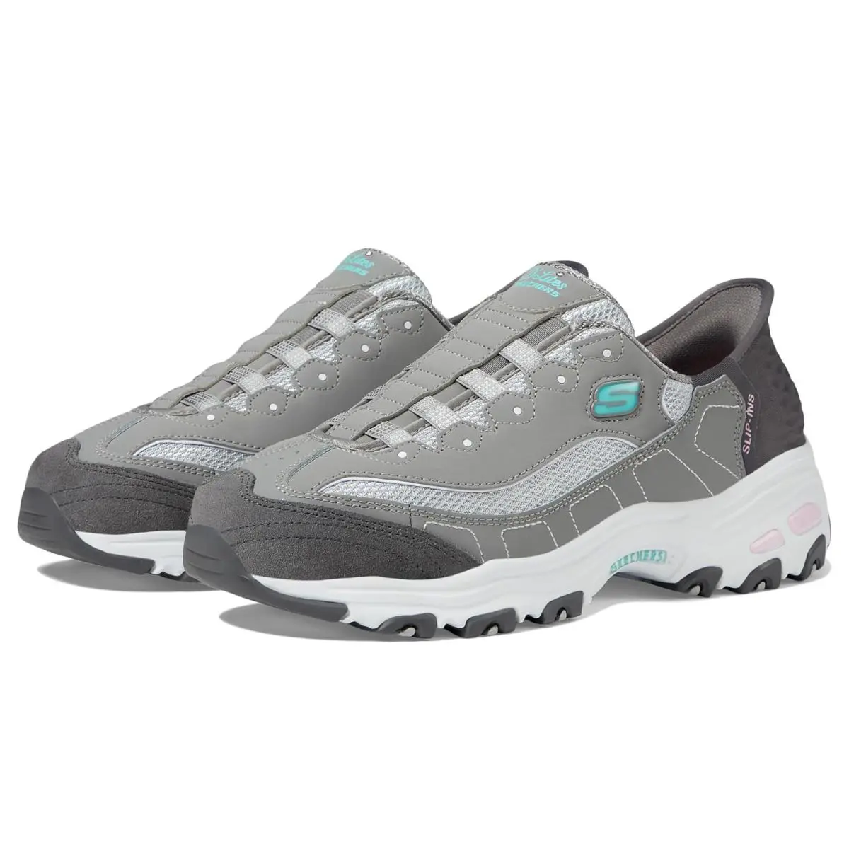 Skechers shoes - Grey Light Pink 5