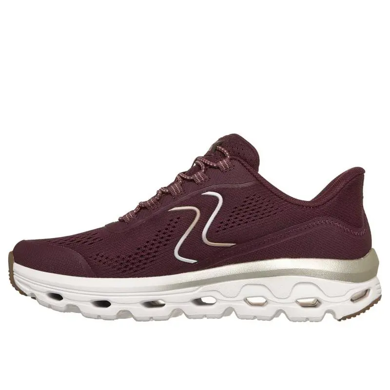Skechers shoes - BURGUNDY/GOLD 1