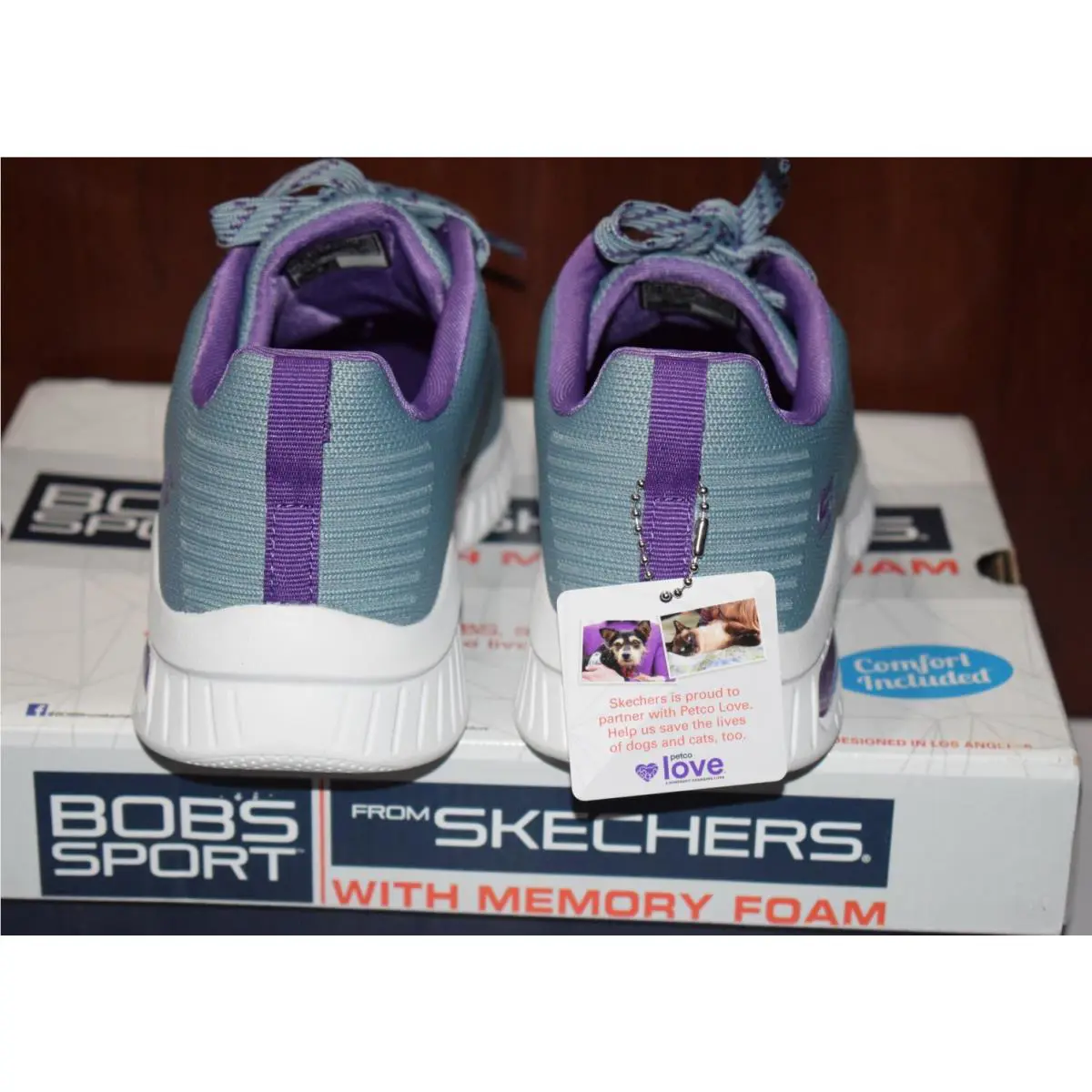 Skechers shoes - 117379 - 117379 - Slate;Purple 1