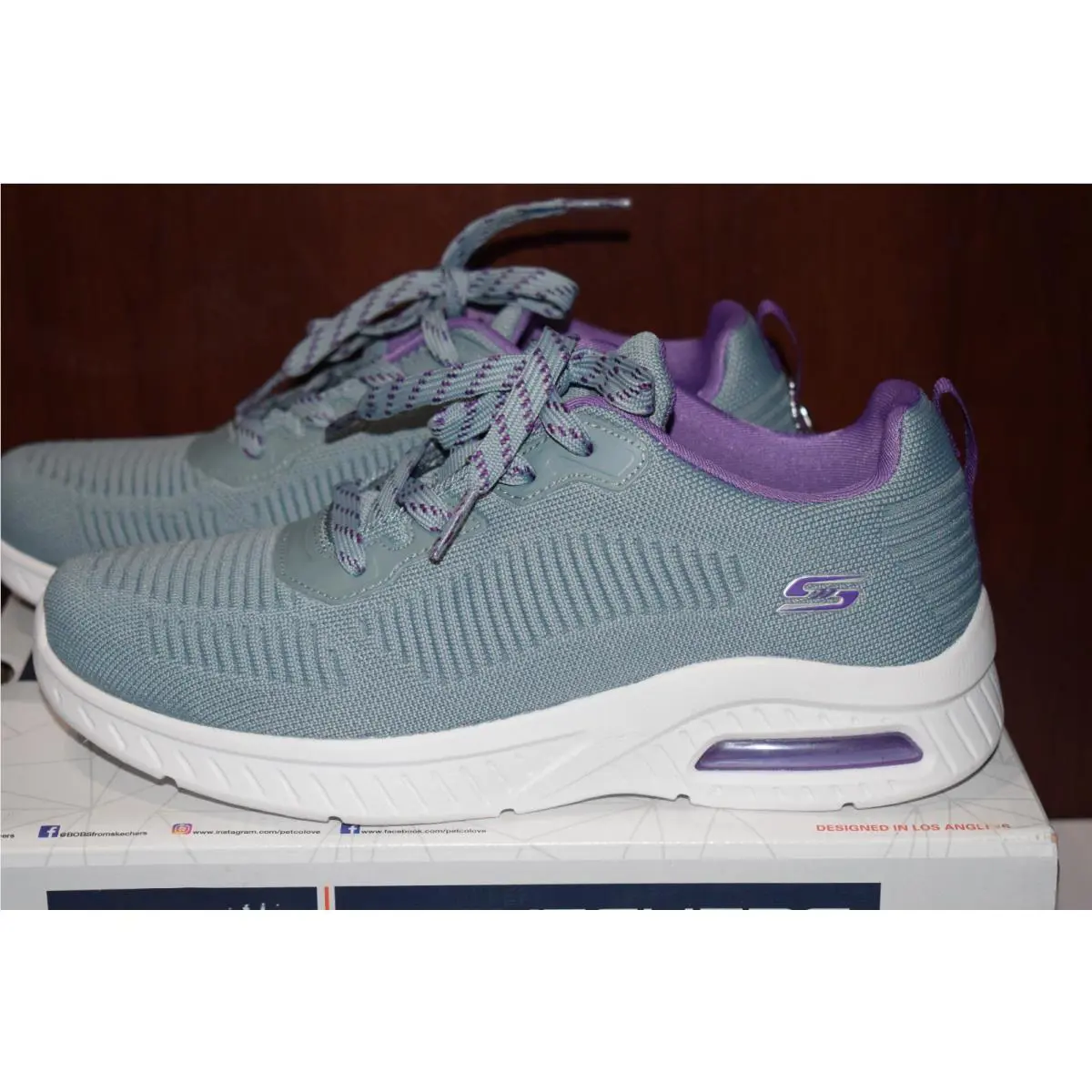 Skechers shoes - 117379 - 117379 - Slate;Purple 2