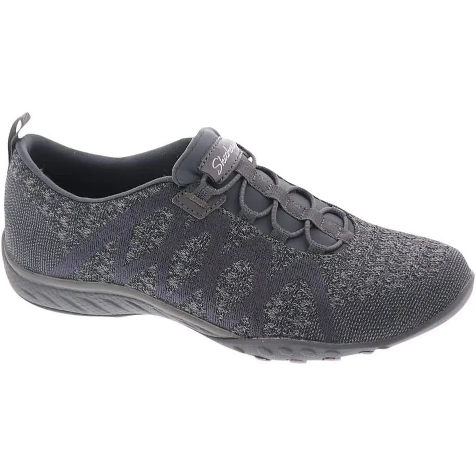 Skechers Modern Comfort Women`s Breathe Easy-infi Knity Sneaker-CCL-9 - Charcoal