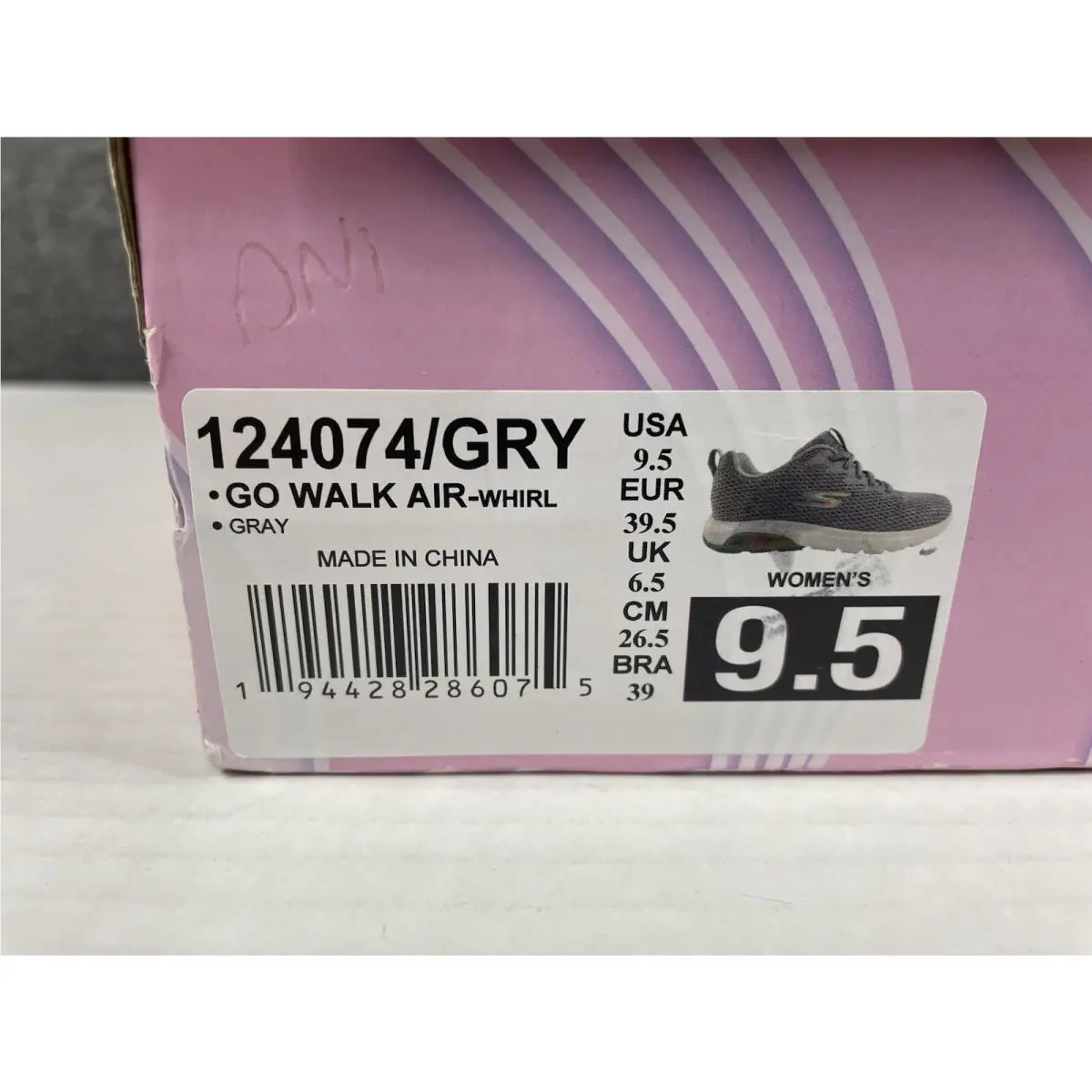 Skechers shoes - Go Walk Air - Walk Air - 124074 - Gray 1