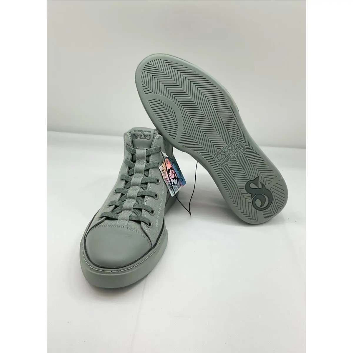 Skechers shoes - Snoop One- Boss Life Canvas - Olive (UPC: 197627261652) 0