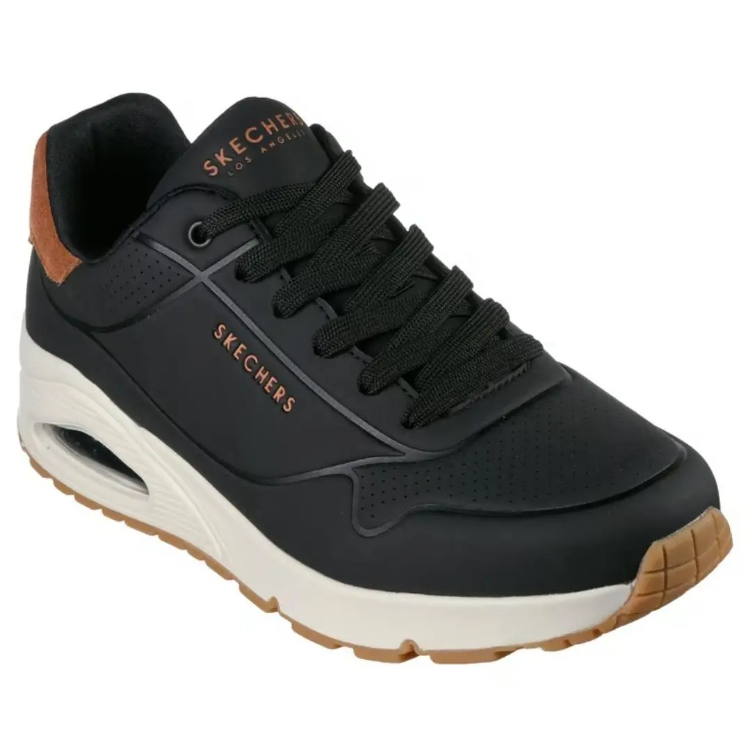 Skechers shoes - Skechers UNO - Suited On Air - 183004-TAN - Black 2
