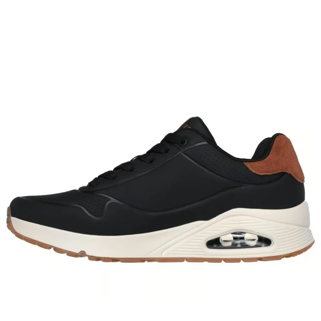 Skechers shoes - Skechers UNO - Suited On Air - 183004-TAN - Black 3