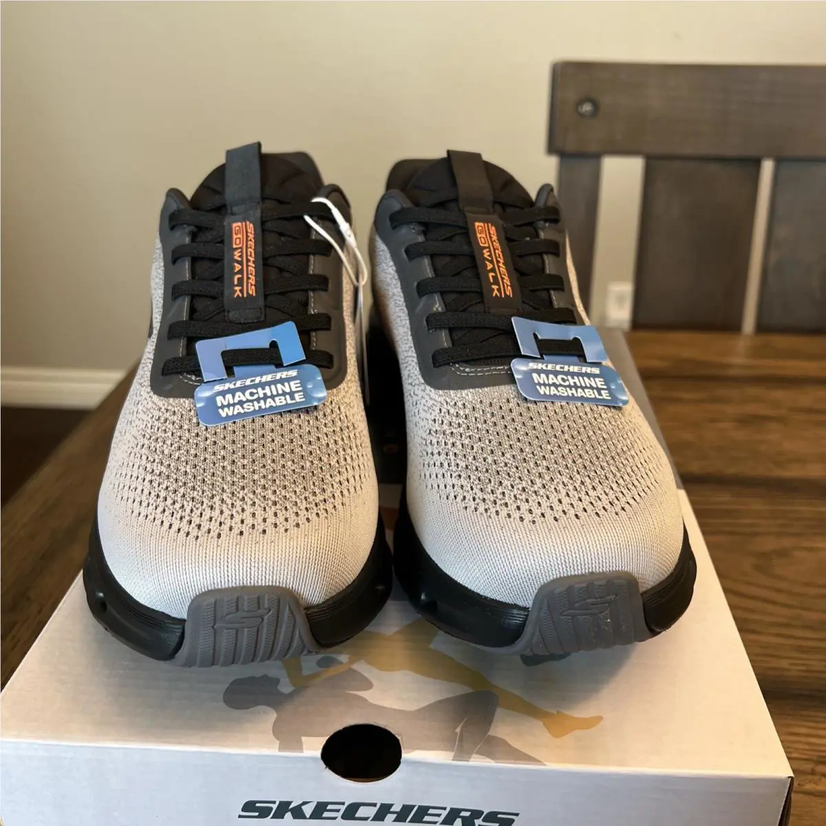 Skechers shoes - SKECHERS GO WALK 2 - WALK - GREY/BLACK 0