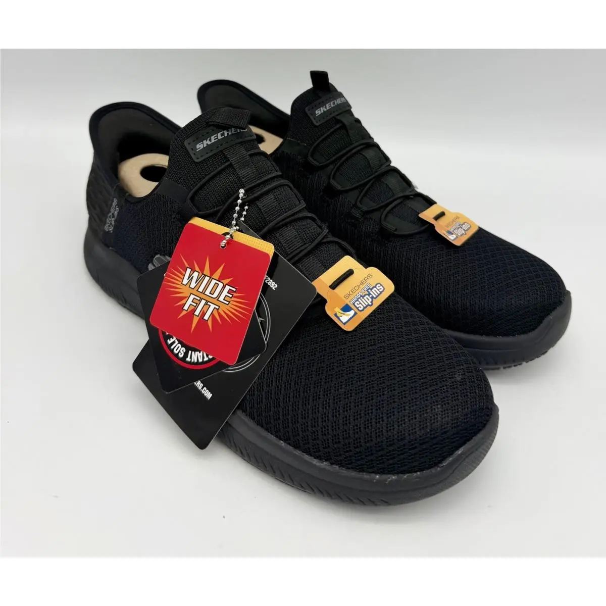 Skechers Women`s Slip-ins Summits - Enslee Slip Resistant Sneakers S711 Size 9