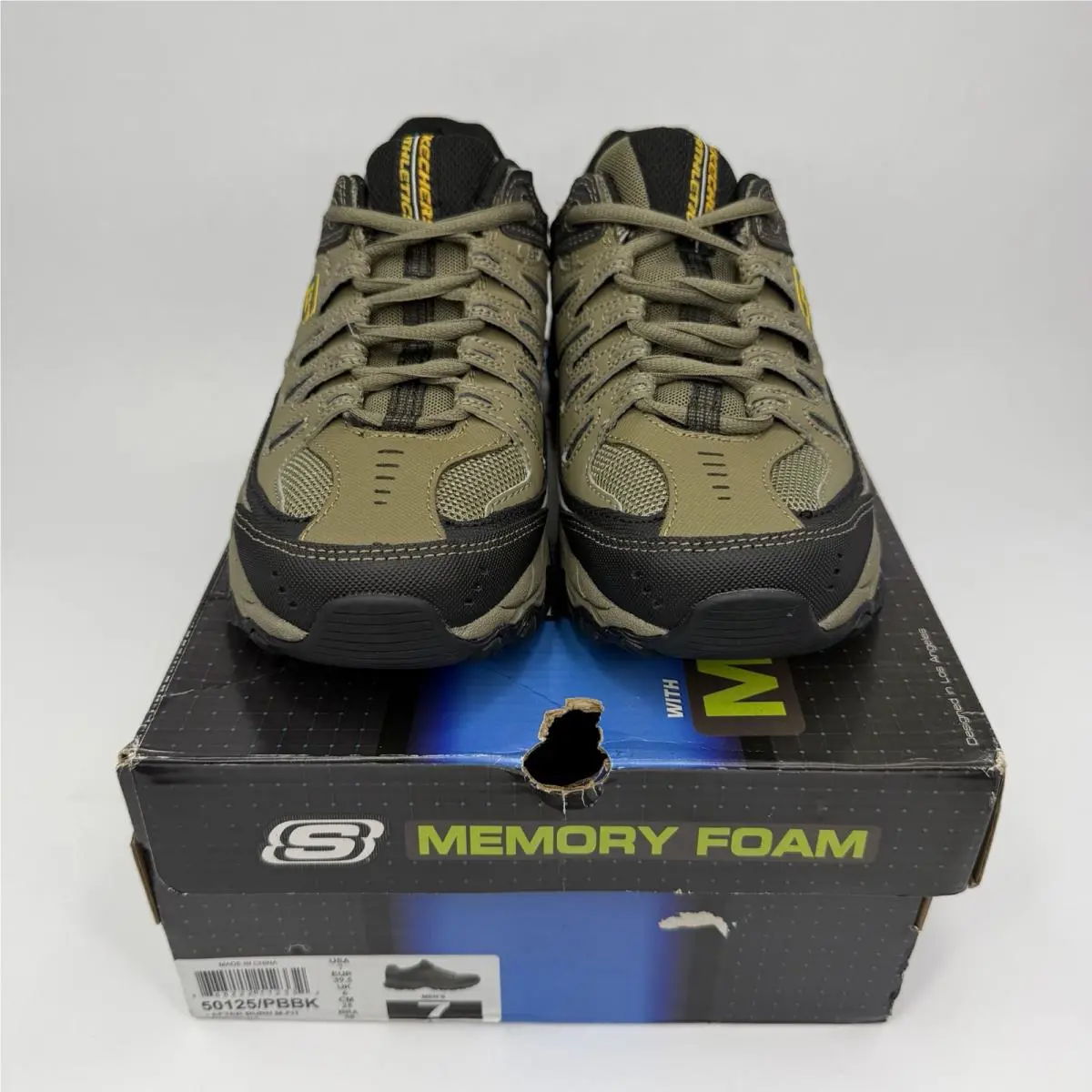 Skechers shoes - After Burn M.Fit - After Burn - 50125/PBBK - Black, Pebble 3