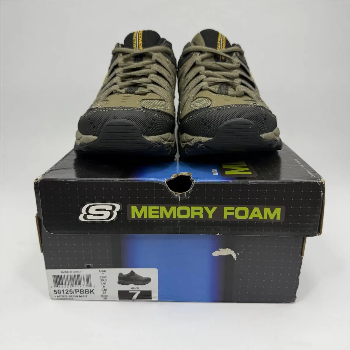 Skechers shoes - After Burn M.Fit - After Burn - 50125/PBBK - Black, Pebble 6