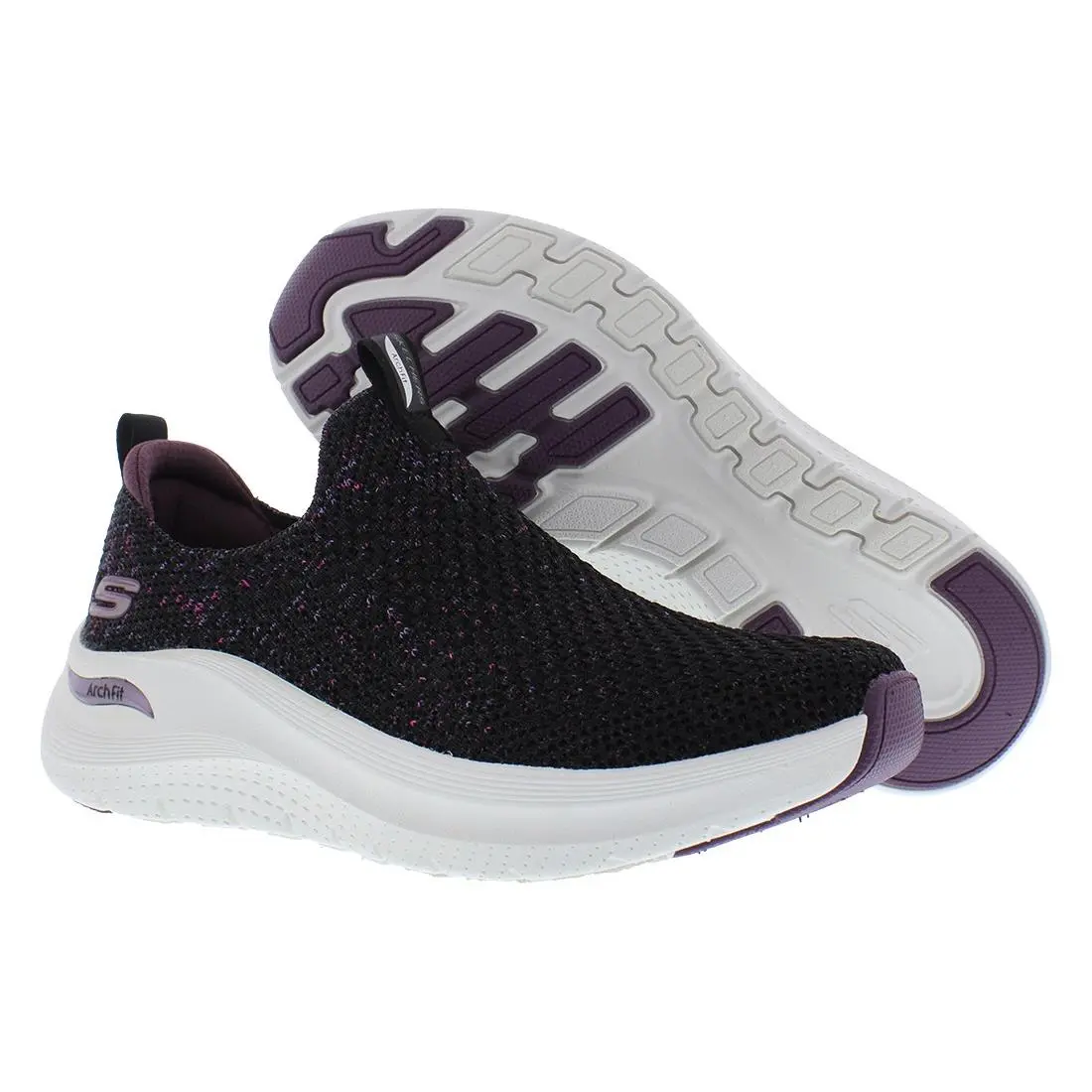 Skechers Arch Fit 2.0 Sheer Shimmer Slip On Womens Shoes Size 8 Color: