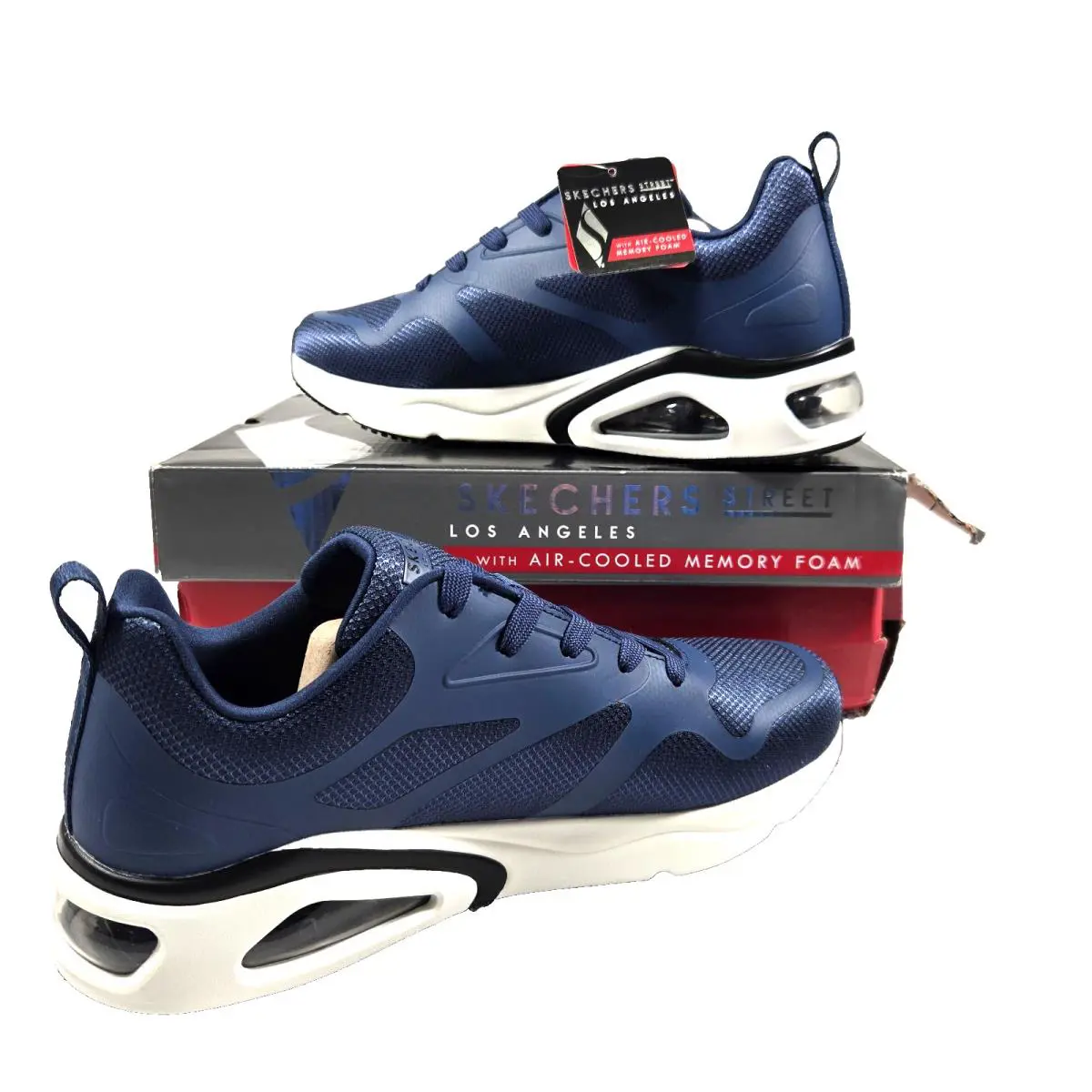 Skechers shoes - Skechers Tres Air Uno Revolution-Airy - 183070W/NVY - Blue (UPC: 197627355917) 1