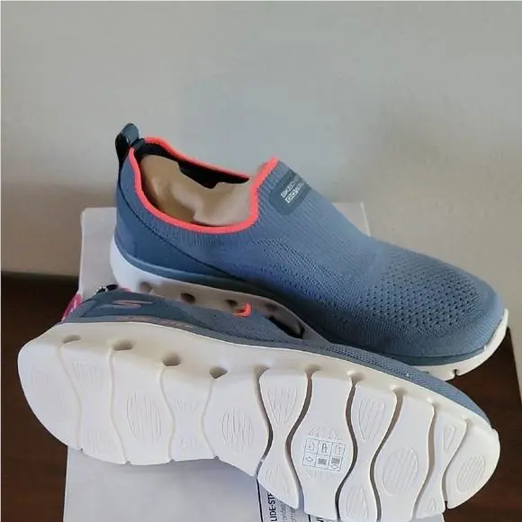 Skechers shoes - Skechers GOwalk Glide-Step - GOwalk - Dazzling Joy Blue Coral 1