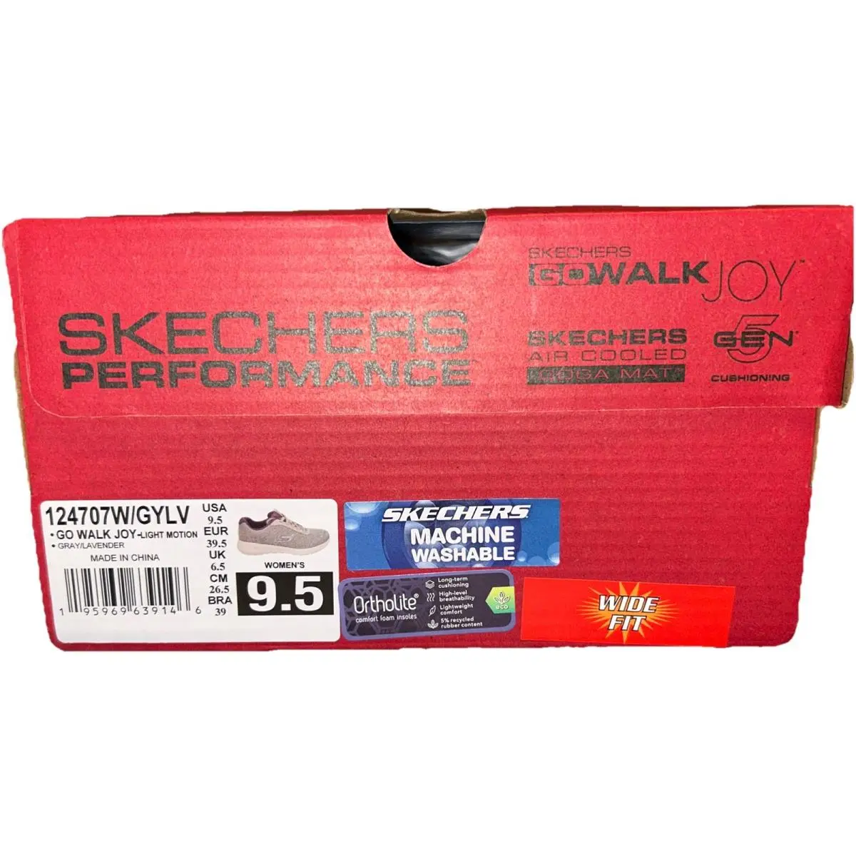 Skechers shoes - SKECHERS GO WALK Joy - WALK Joy - Gray/Lavender (UPC: 195969639146) 8