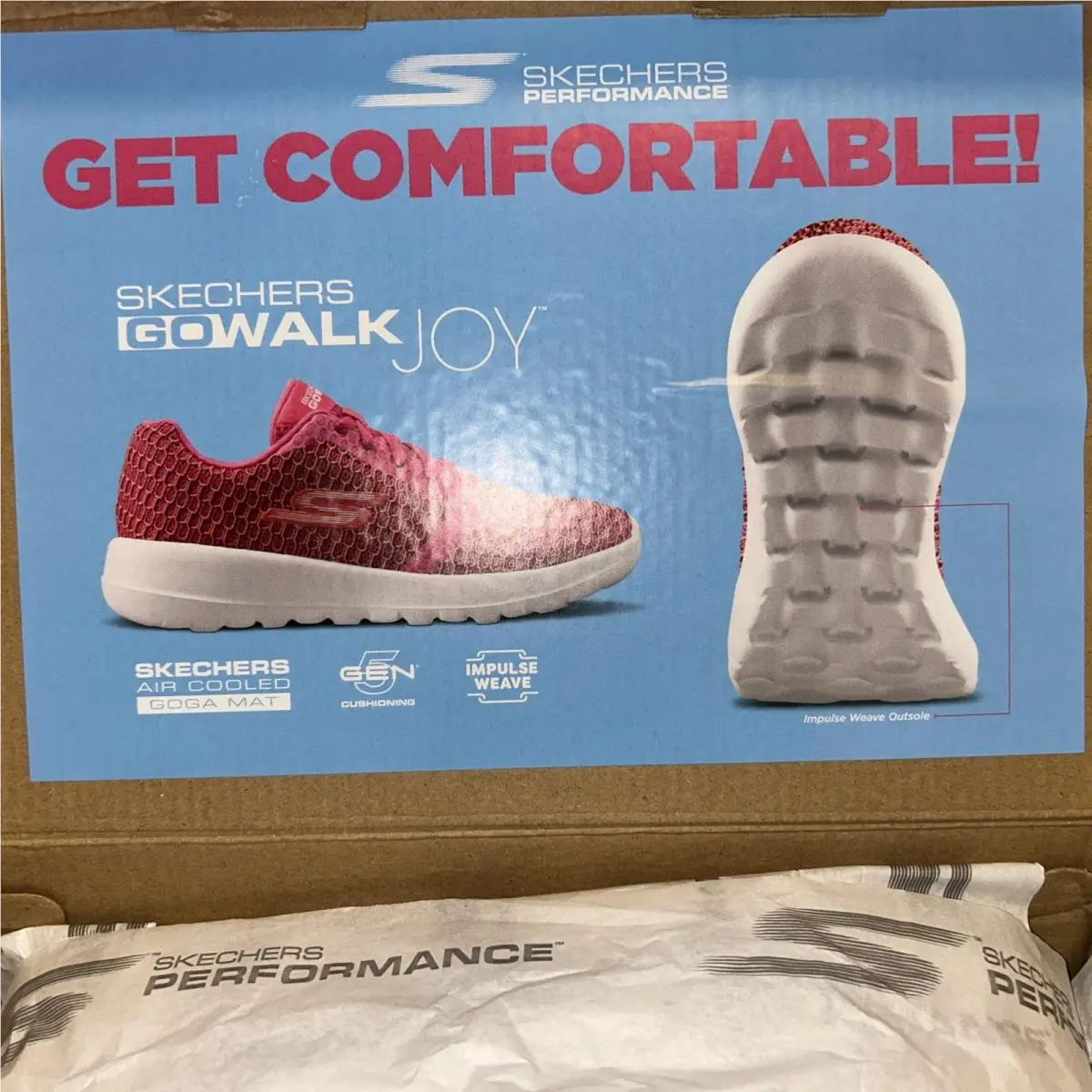 Skechers shoes - SKECHERS GO WALK Joy - WALK Joy - Gray/Lavender (UPC: 195969639146) 7