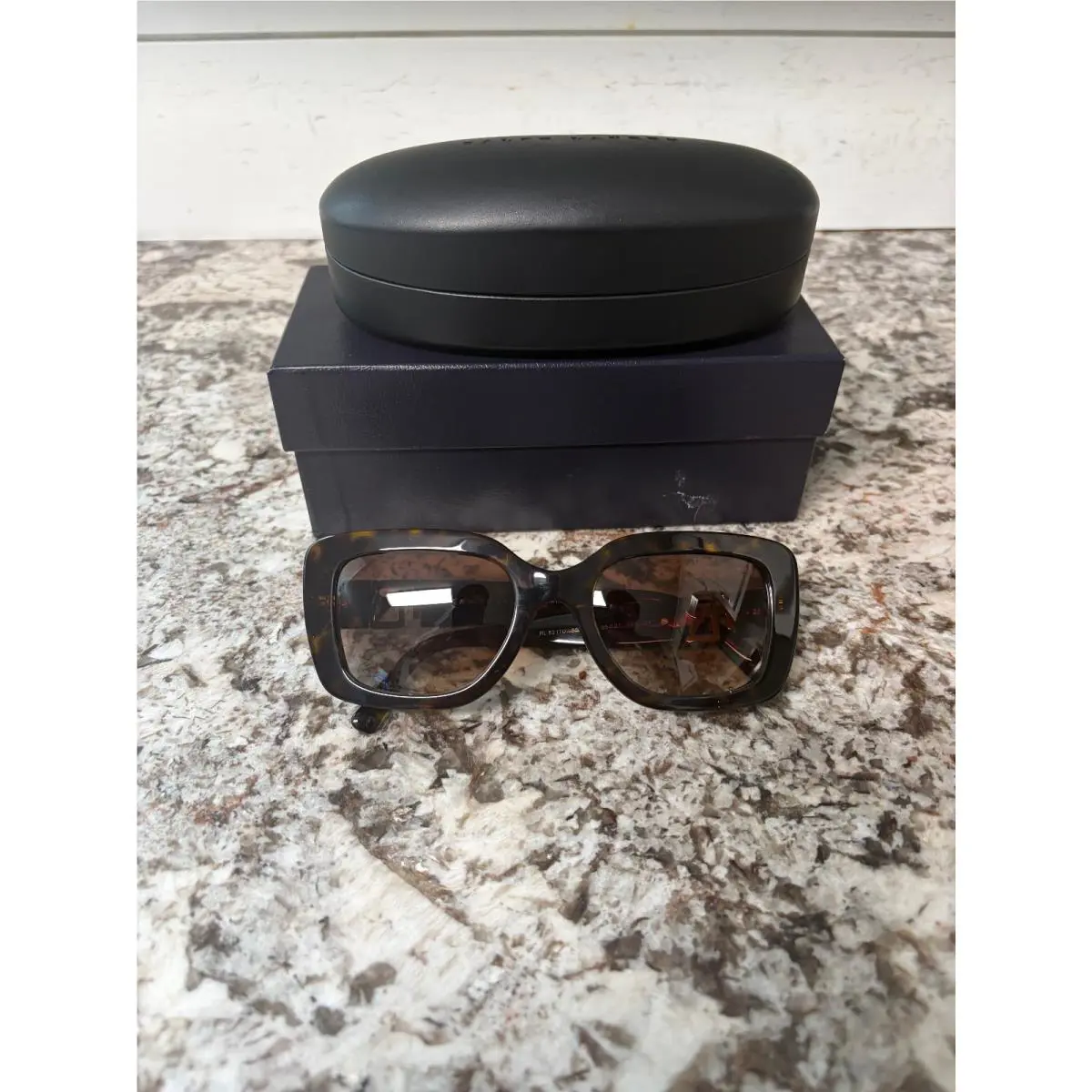 Ralph Lauren Nikki Black Leopard Print Sunglasses RL8217U 5003/13 55-21-145 3N