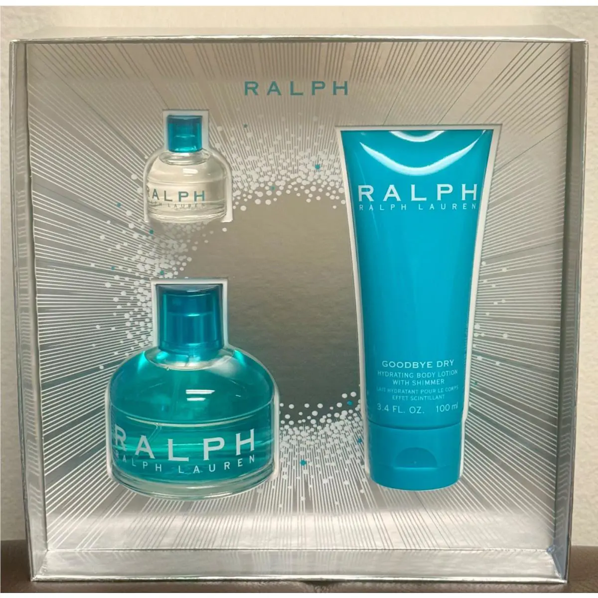 Ralph by Ralph Lauren 3pc Set For Women - 3.4oz Edt Spray +3.4oz B/lotion + Mini