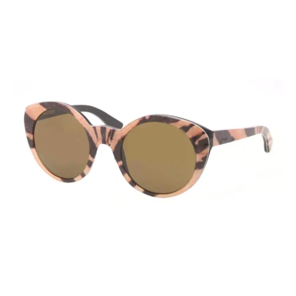 Ralph Lauren Purple Label Tiger Stripe Cat Eye Sunglasses 52mm RL-8104