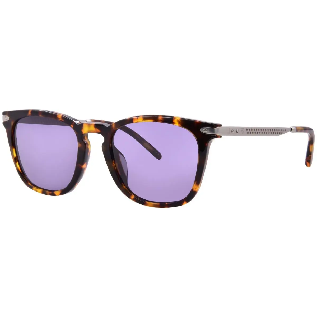 Ralph Lauren RL8233U 51341A Sunglasses Men`s Antique Havana/purple Square 53mm