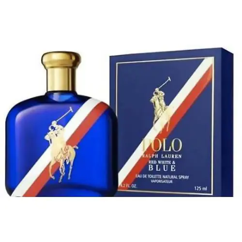 Men Polo Ralph Lauren Red White Blue 4.2 Oz- 125 ml Edt Sealed