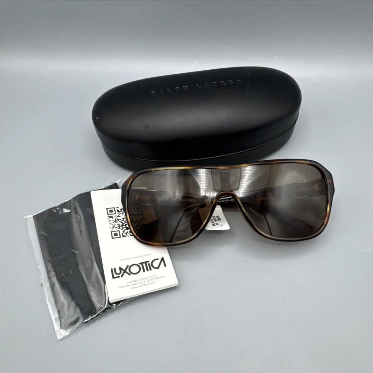 Ralph Lauren RL 8214U 5007/73 The Dillion Sunglasses Havana Brown Oversized Case