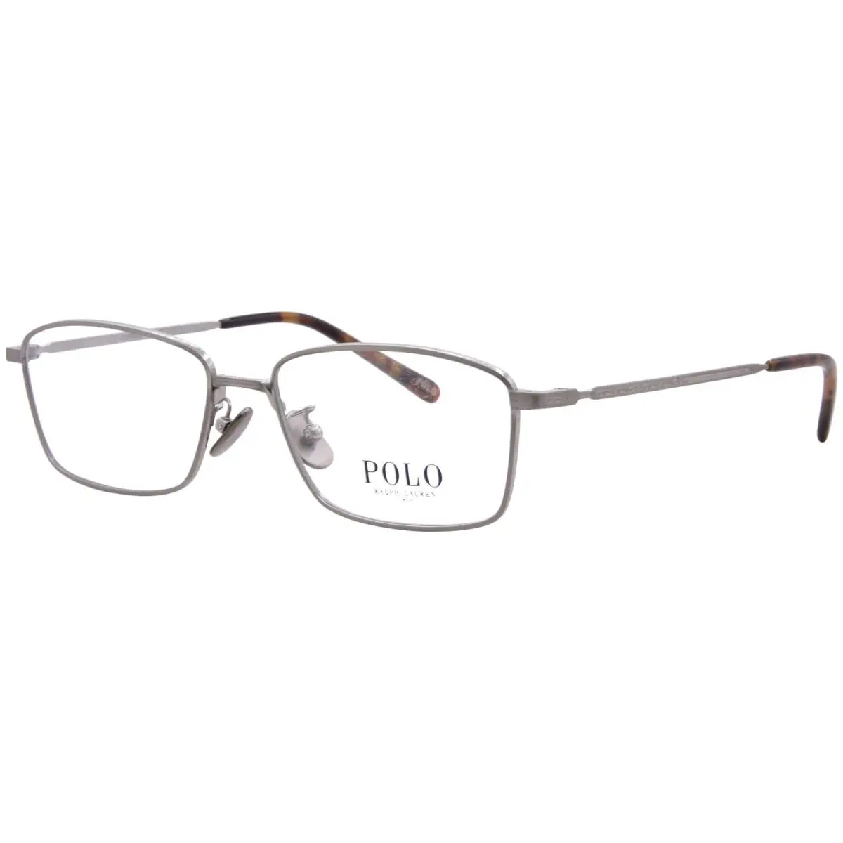 Polo Ralph Lauren PH1240TD 9223 Titanium Eyeglasses Men`s Black Full Rim 55mm