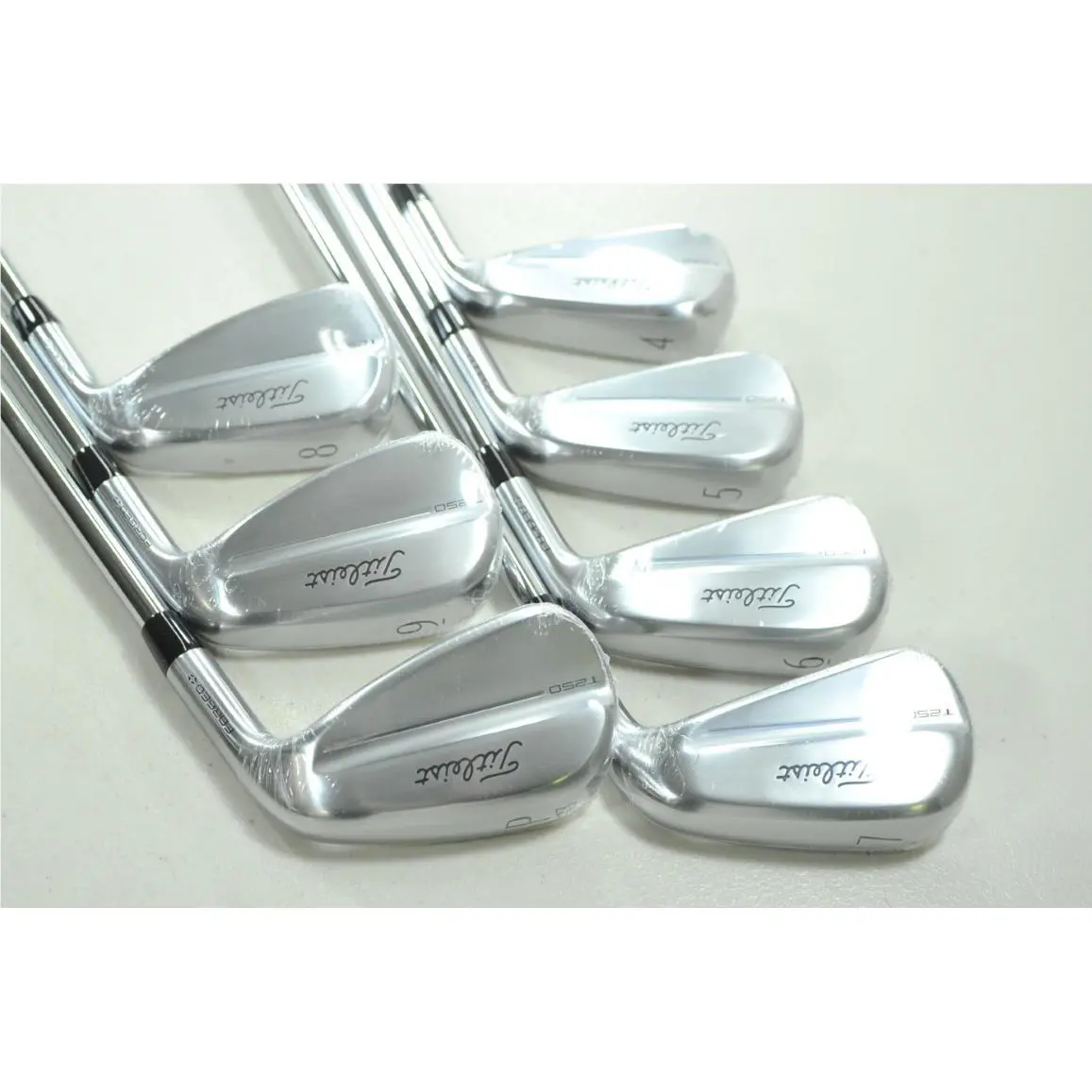 Titleist T250 2025 4-PW Iron Set Stiff Flex Right Amt Black Steel 210338