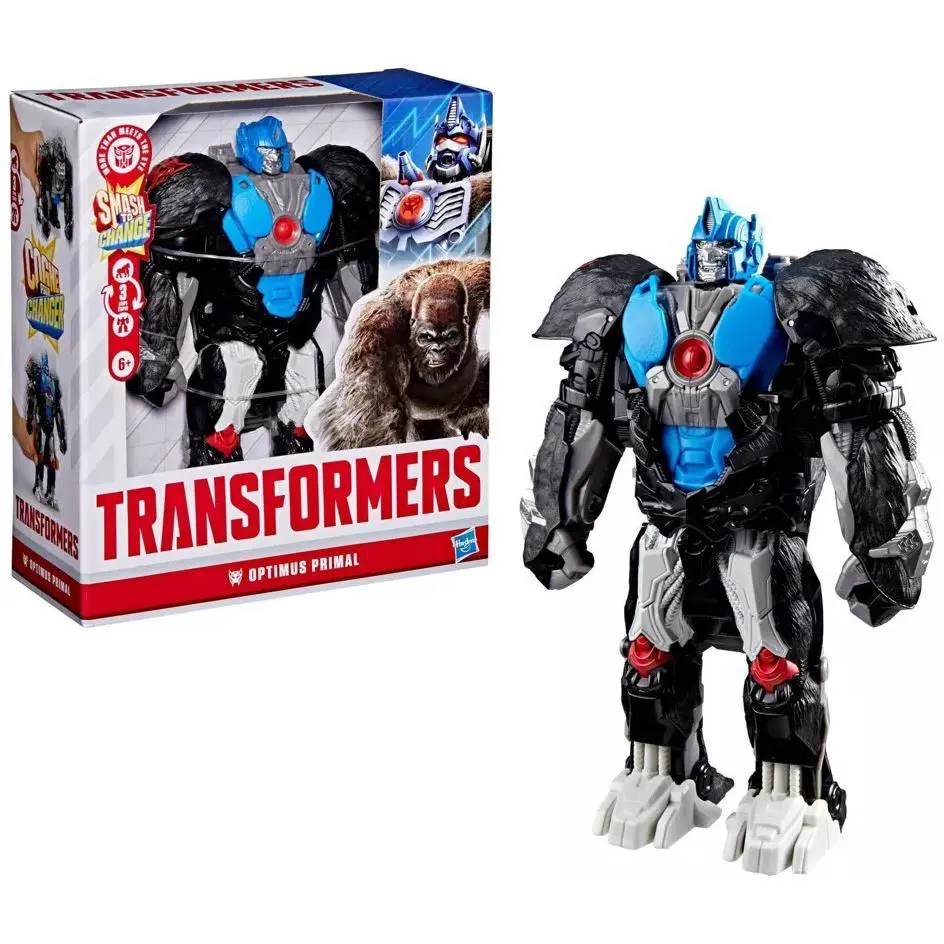 Transformers Earthspark Smash to Change Optimus Primal 9 Action Figure