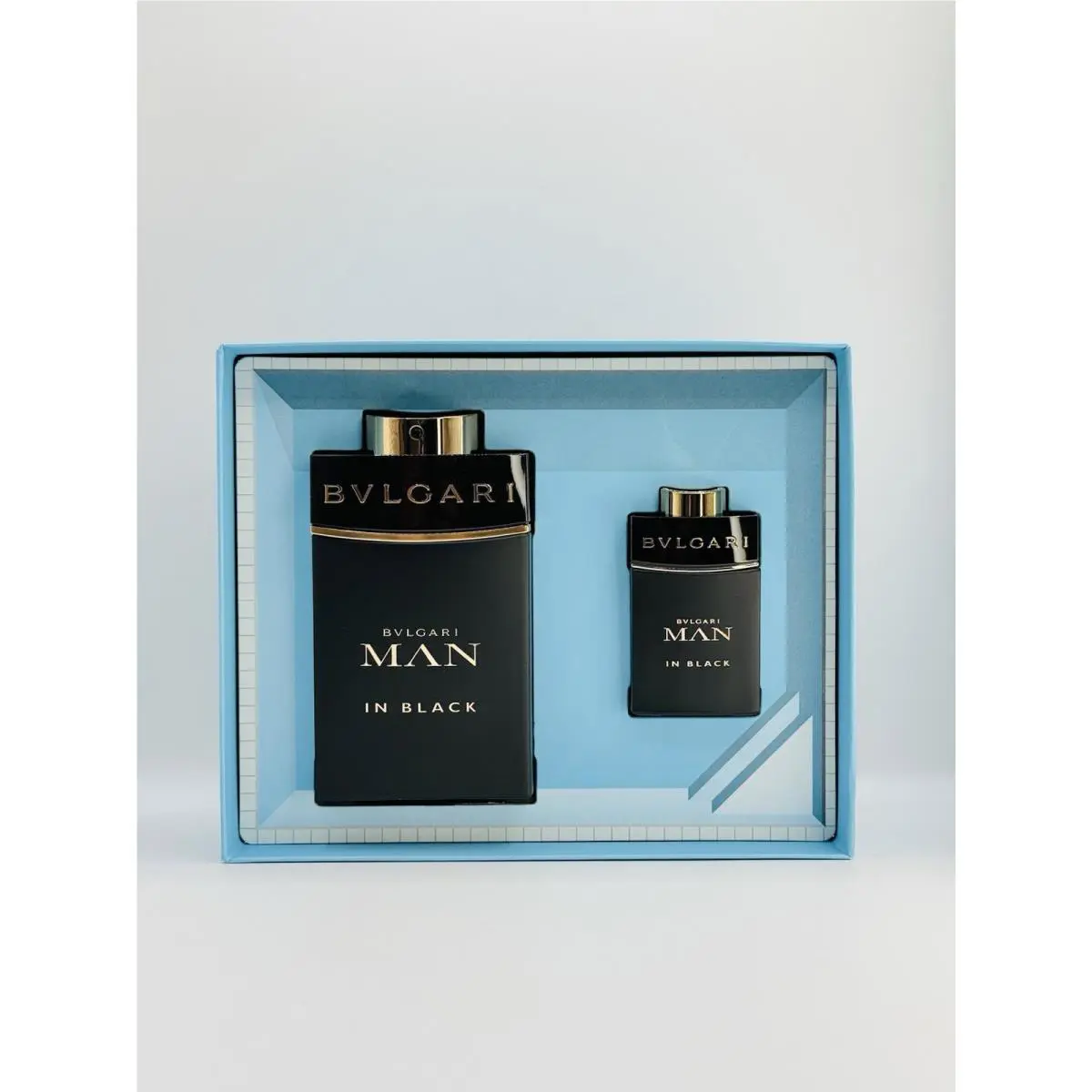 Bvlgari Man IN Black 2 Pcs Set Edt 100 ml + 15 ml